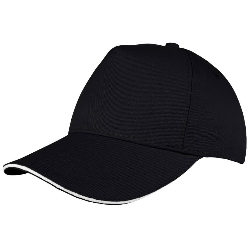 POMELO SİYAH SANDWICH SİPER COTTON ŞAPKA - 1