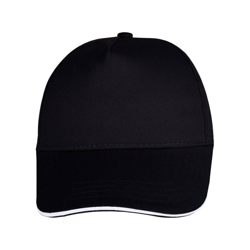 POMELO SİYAH SANDWICH SİPER COTTON ŞAPKA - 2