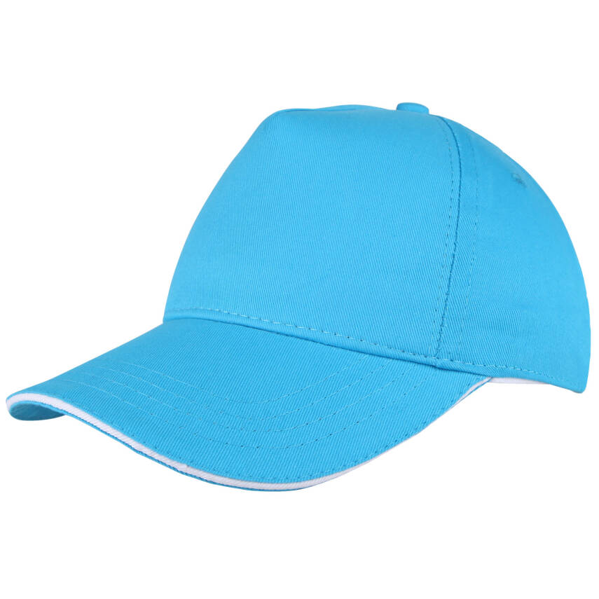 POMELO TURKUAZ SANDWICH SİPER COTTON ŞAPKA - 1