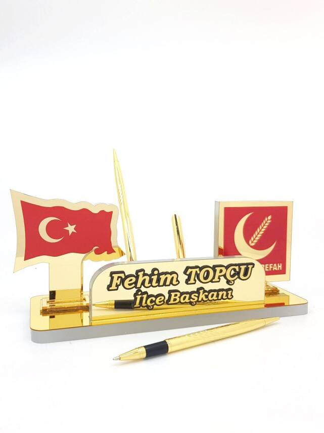 Refah Partisi Akrilik Masa İsimliği - 2