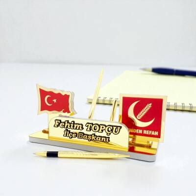 Refah Partisi Akrilik Masa İsimliği