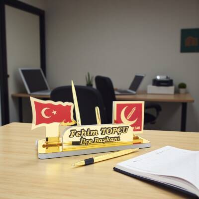 Refah Partisi Akrilik Masa İsimliği - 3