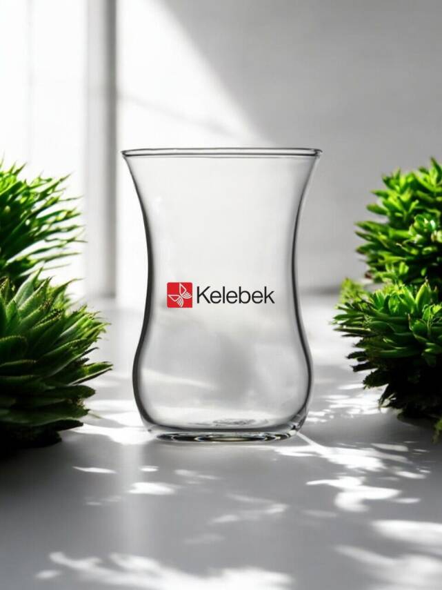 Renkli Baskılı Özel Logolu Çay Bardağı - 1