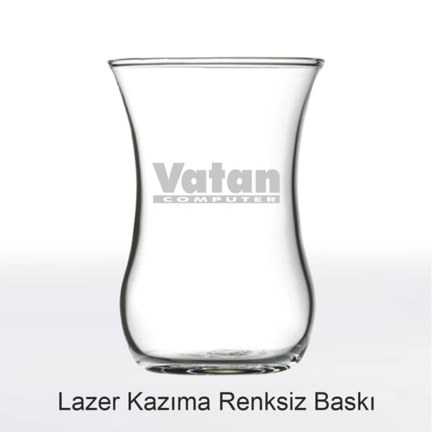 Üsküdar Renkli Baskılı Özel Logolu Çay Bardağı - 2
