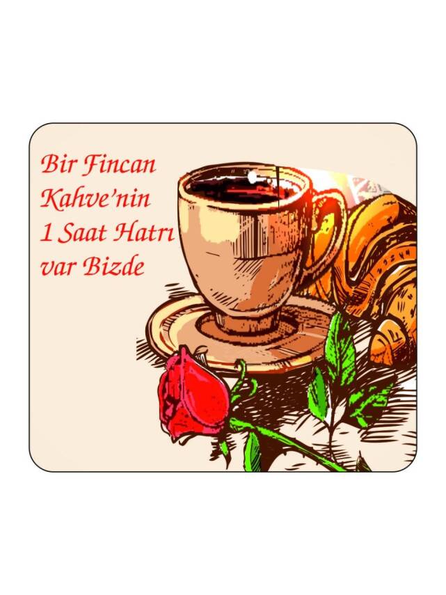 Şaka Bardak Altlığı - 1