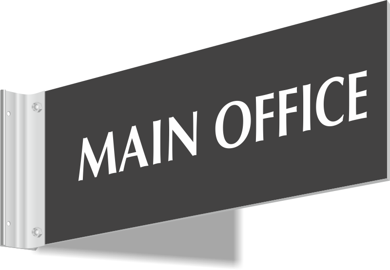 Şeffaf Ofis Tabelası - 1