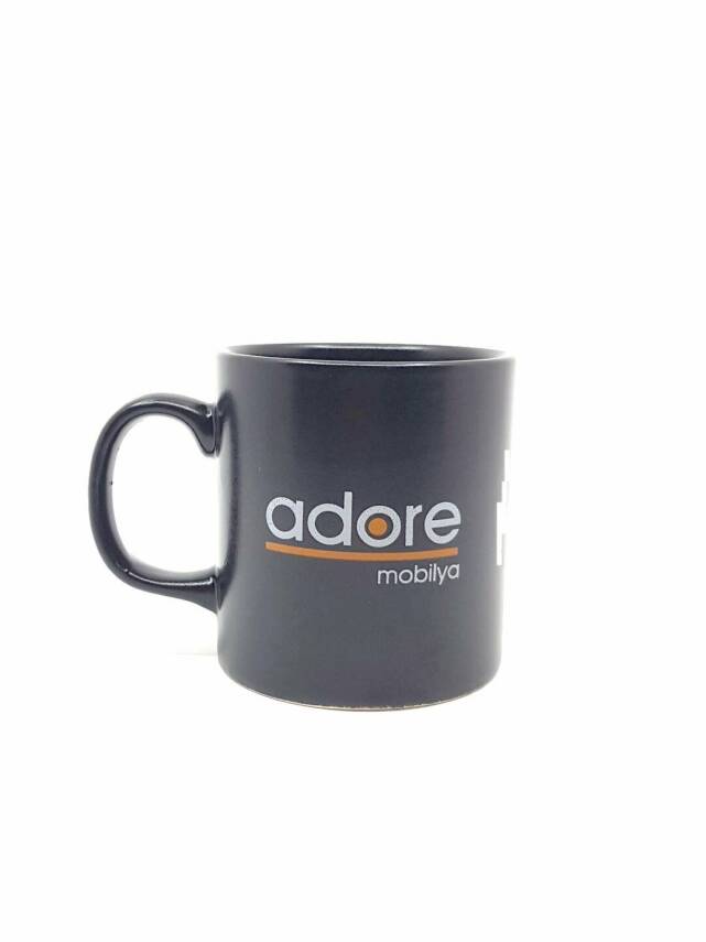 Seramik Siyah Kahve Kupası - 1