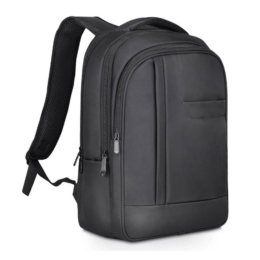 SERÜVEN SİYAH LAPTOP BÖLMELİ SIRT ÇANTASI - 1