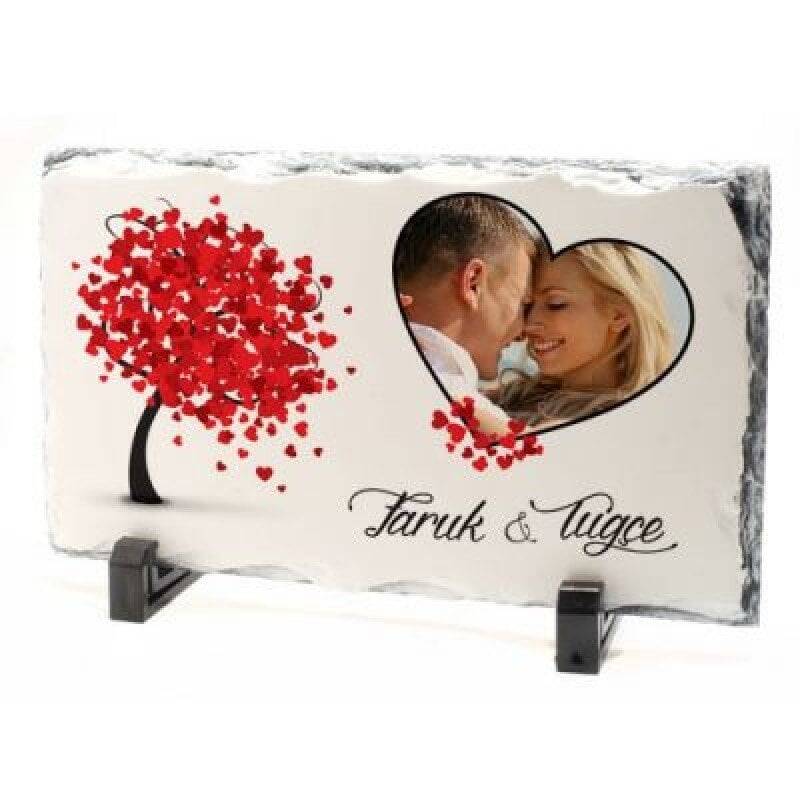 Sevgililer Gününe Özel Taş Baskı - 1