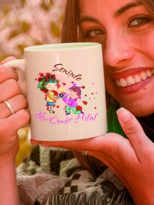 Sevgililere Özel Aşkın Özeti Kupa Bardak