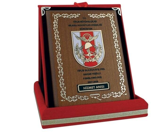 Silahlı Kuvvetler Ahşap Plaket - 1