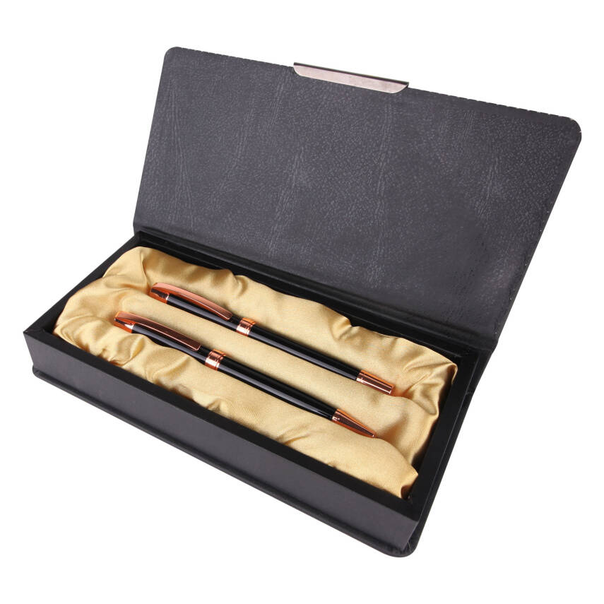 SİNOP SİYAH İKİLİ KALEM KUTUSU - 1