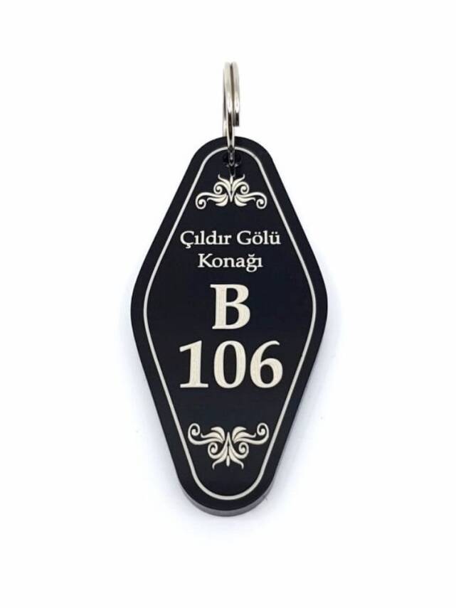 Siyah Otel Anahtarlığı - 1