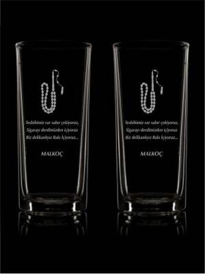 Tesbih Işlemeli Rakı Bardağı