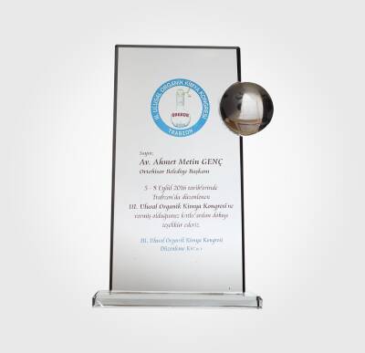 Ulusal Kongre Kristal Plaket
