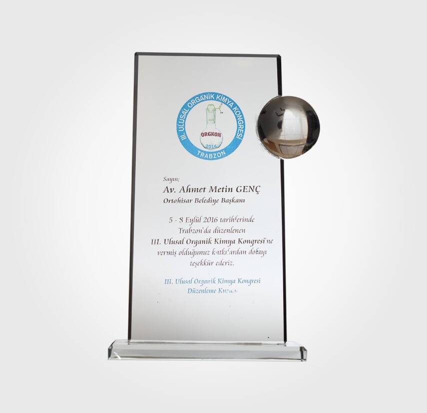 Ulusal Kongre Kristal Plaket - 1