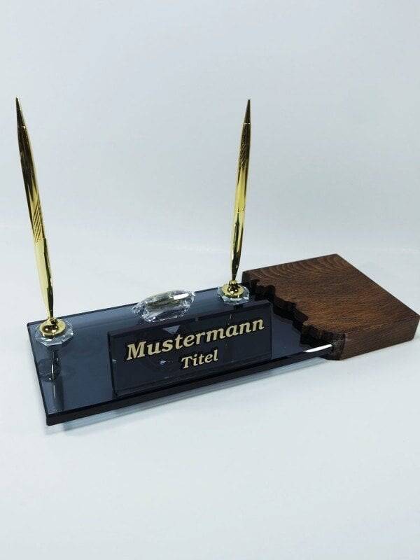 VIP Altın Kristal Masa İsimliği -3 - 1