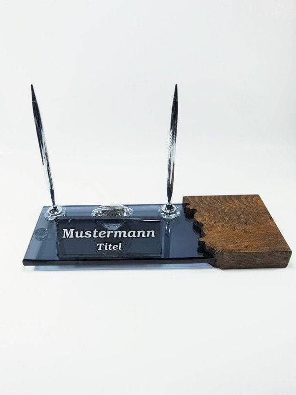 VIP Gümüş Kristal Masa İsimliği -4 - 1