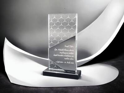VIP Özel Üretim Kristal Plaket - 2