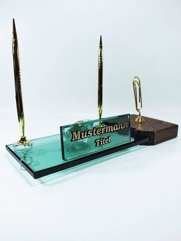 VIP Yeşik Kristal Masa İsimliği - 9 - 1