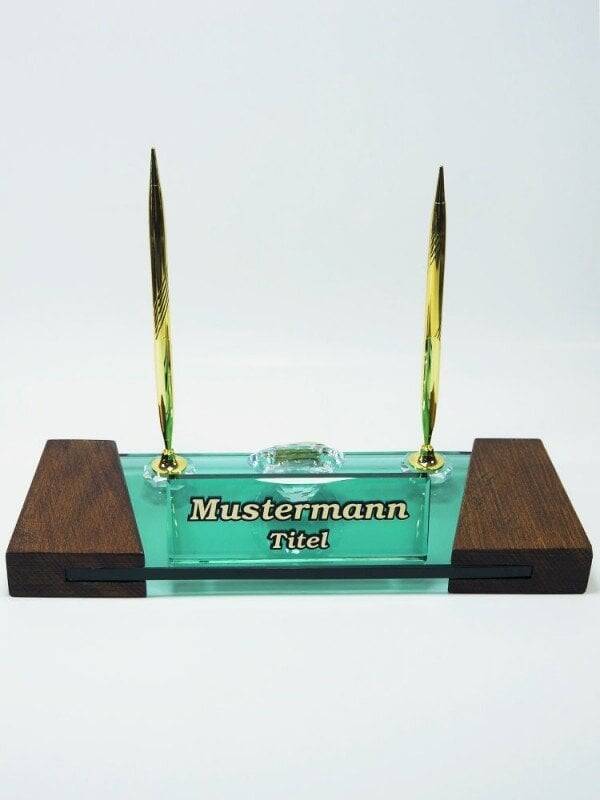 VIP Yeşil Kristal Masa İsimliği - 11 - 1