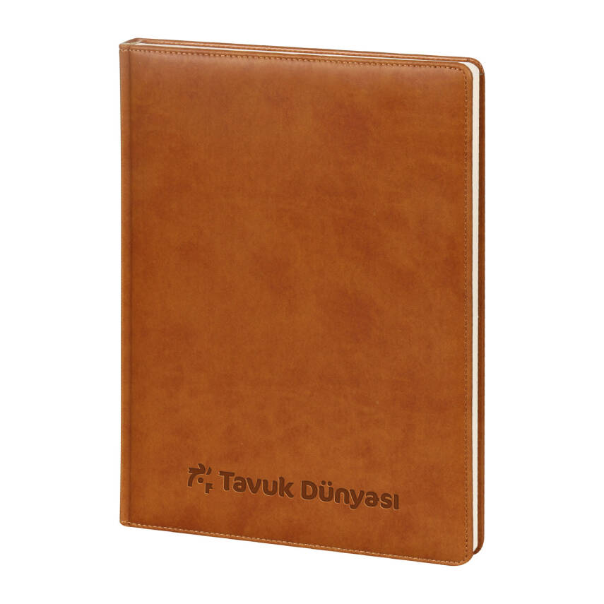 YAKACIK TABA TARİHLİ GÜNLÜK CİLTLİ AJANDA (20X28 CM) - 1