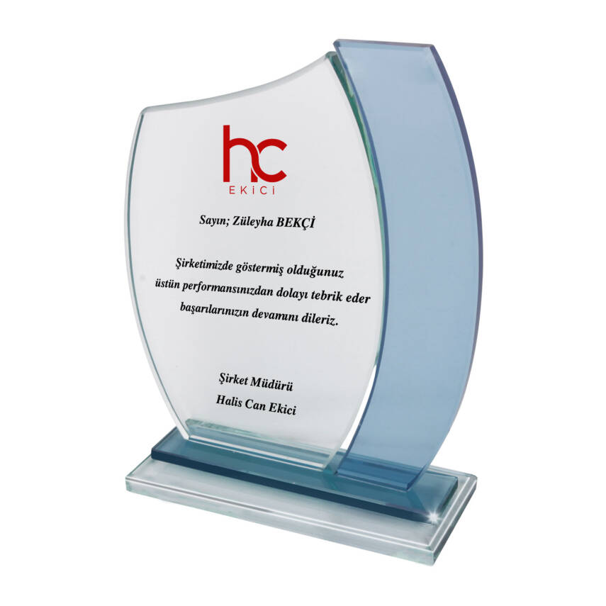 YAKUT KRİSTAL PLAKET - 1