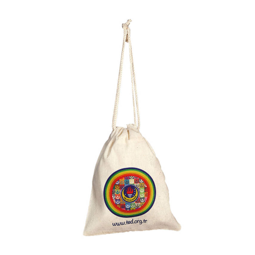 YEŞİLOBA HAM BEZ BÜZGÜLÜ KESE - 1