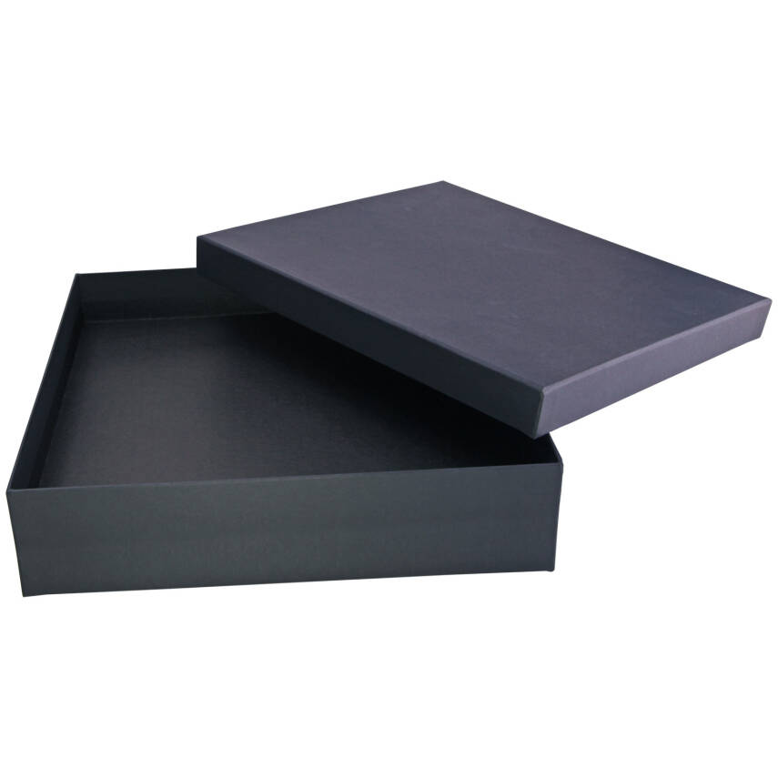 YONCA SİYAH GEÇME KAPAK KUTU (26X40X9 CM) - 1