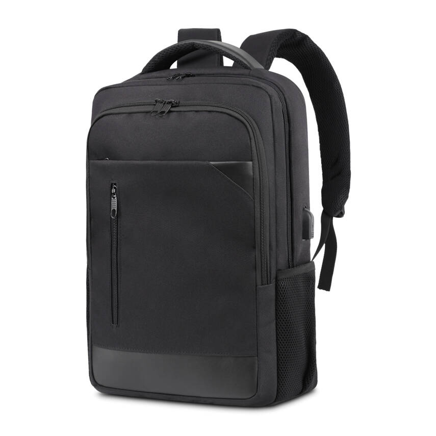 YÖRÜNGE SİYAH LAPTOP BÖLMELİ SIRT ÇANTASI - 1